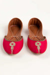 Women Pink Hand Made Khussa IDFT-AW22-09