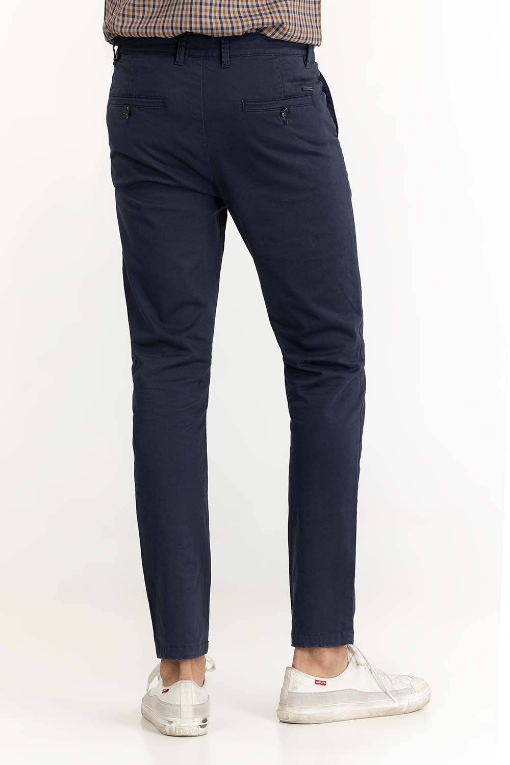 Blue Basic Dyed Khaki Pant TR-KHPD22-048