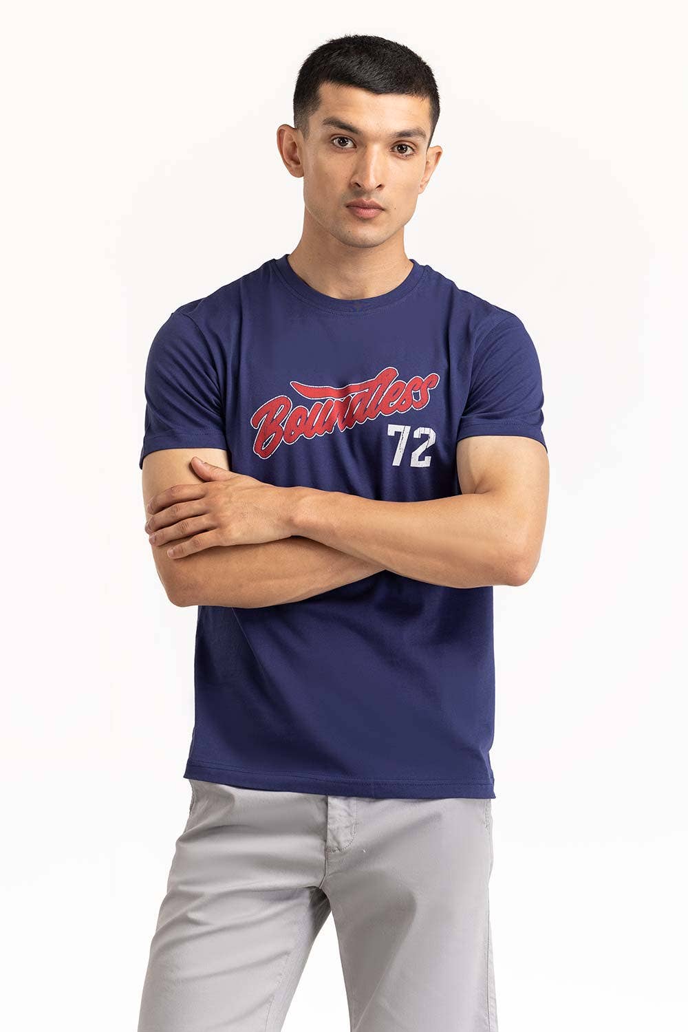 Navy Graphic Tee TS-CNSJ23-277