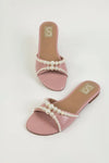 Pink Pearl Flats  ; SKU  #  SC25SH-FS-065